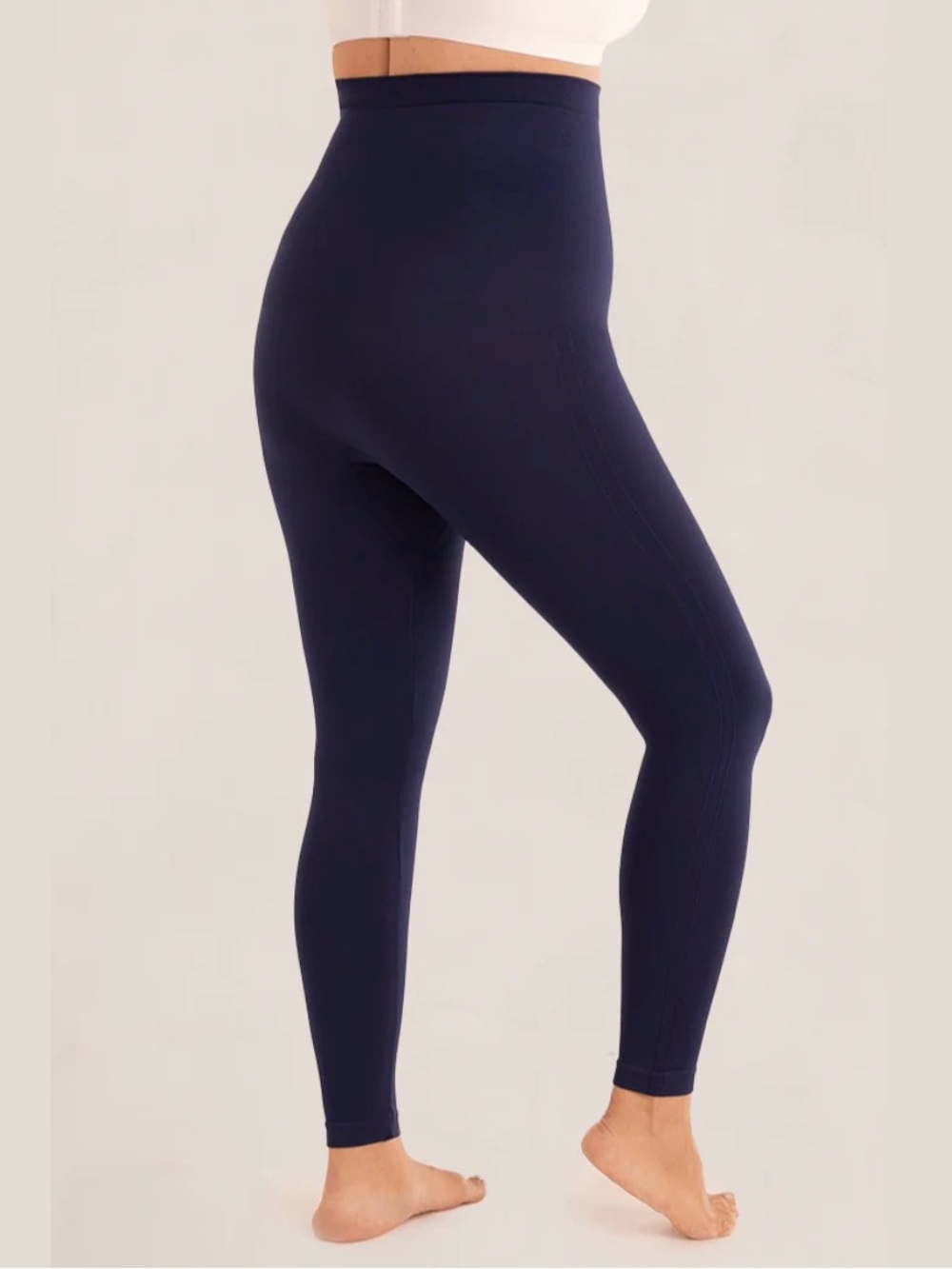 Empetua by Shapermint High Waisted Shaping Leggings Navy Blue Size 2XL - Picture 2 of 16